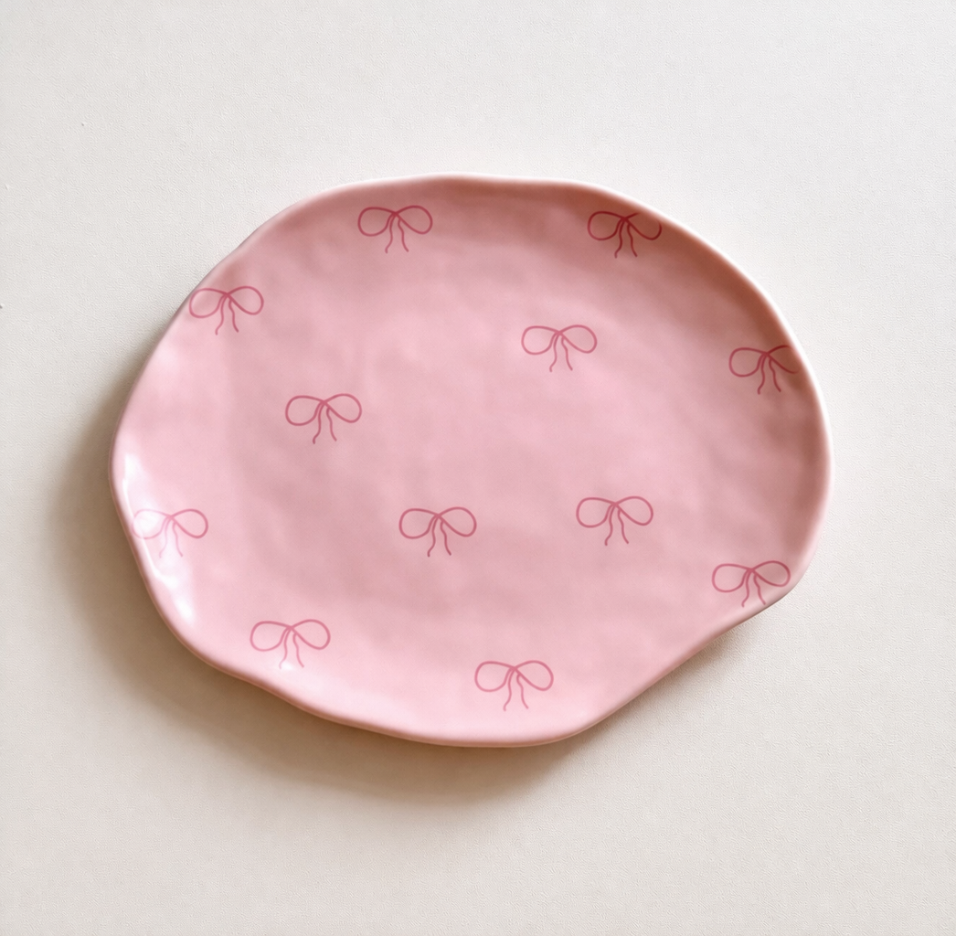 Bow Ceramic Plate