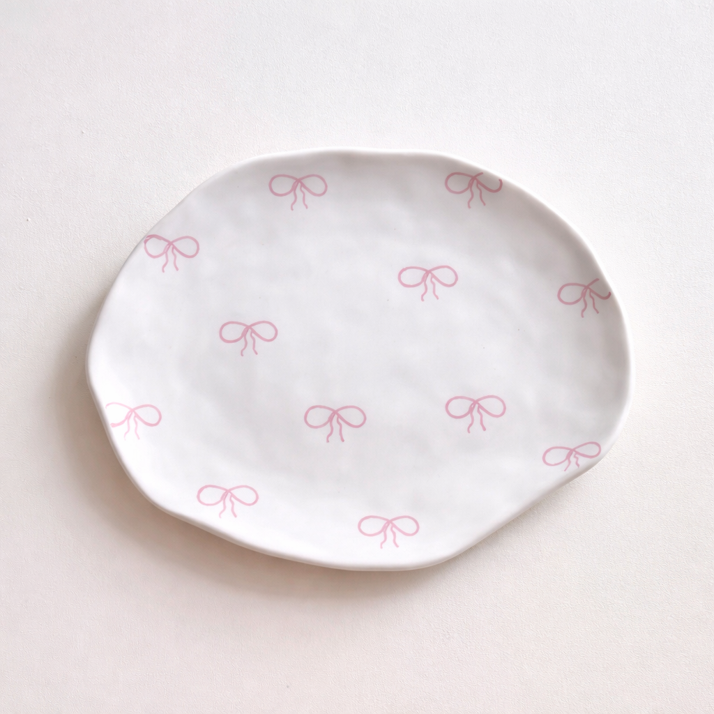 Bow Ceramic Plate